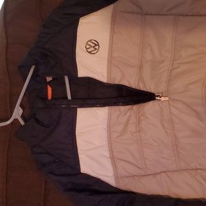 Mens 1/4 zip puffer jacket
